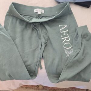 Aeropostale Green Joggers